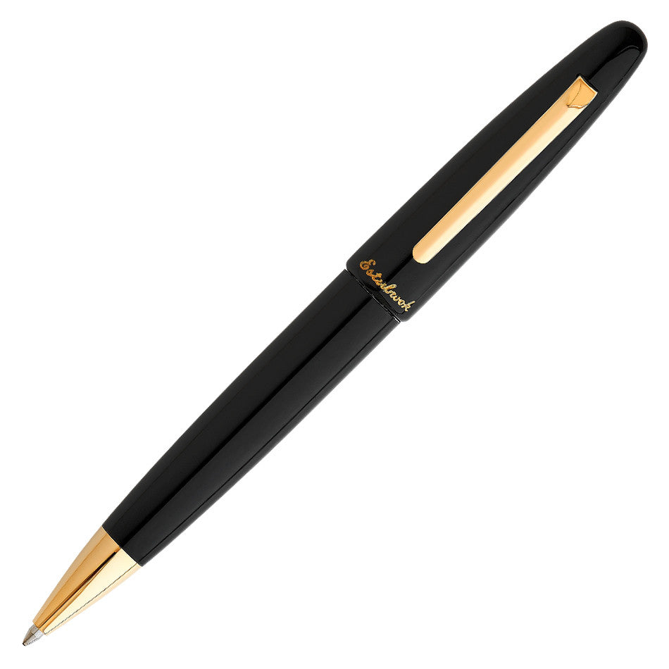 Esterbrook Estie Ballpoint Pen - Premium Ebony Wood with Gold Accents - Luxury Writing Instrument for Office, Business Gifts & Everyday Use