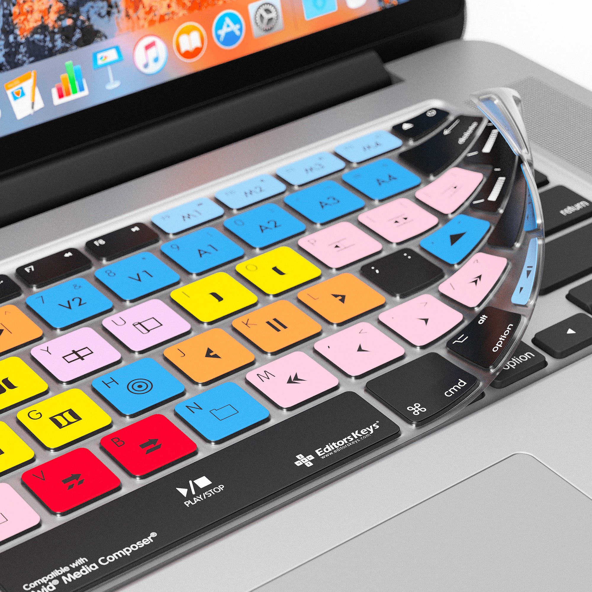 Avid Media Composer Keyboard Cover for MacBook Pro 13