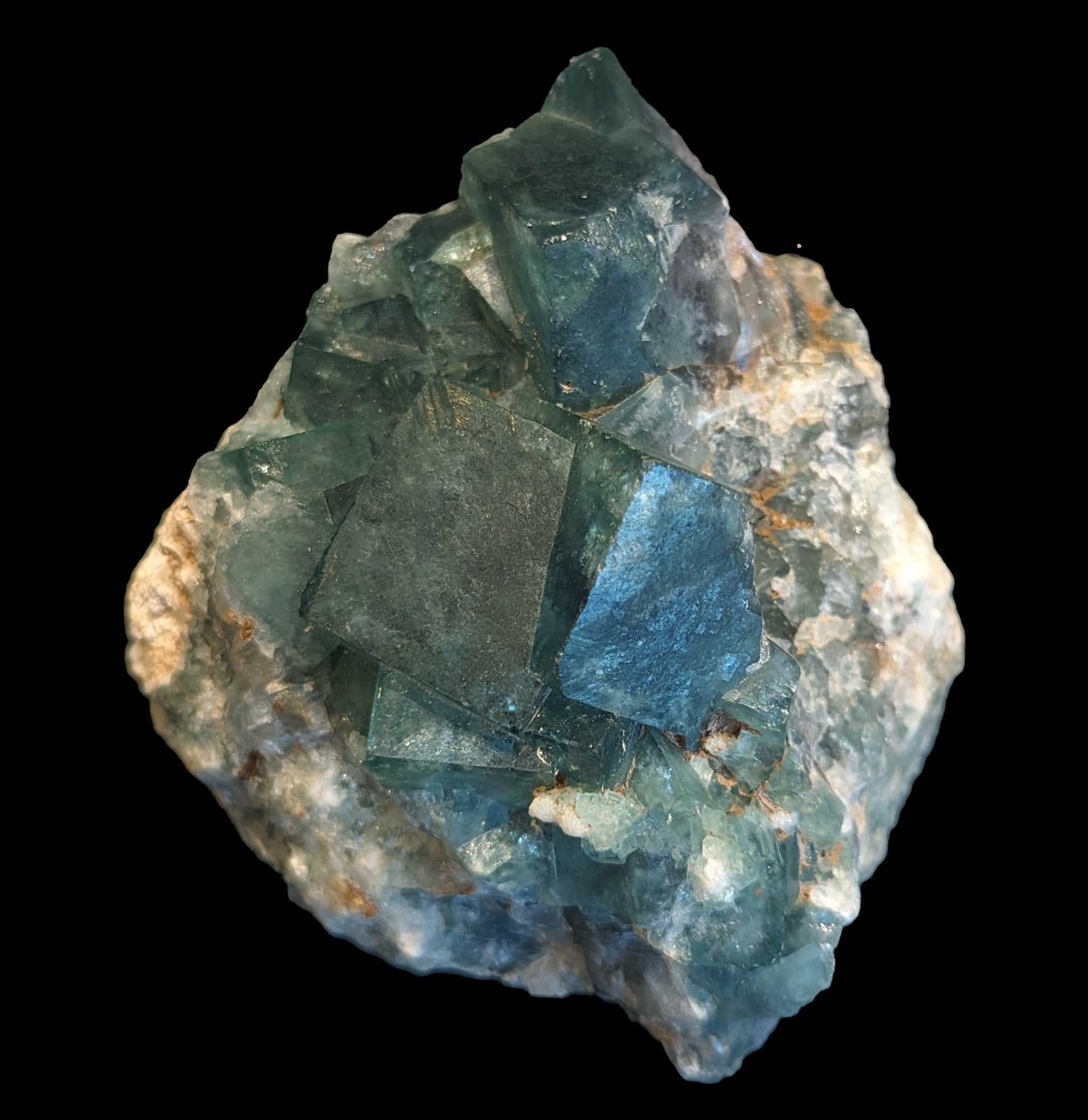 Natural Blue Green Fluorite Crystal Cluster - Healing Stone for Meditation, Energy Cleansing & Home Decor