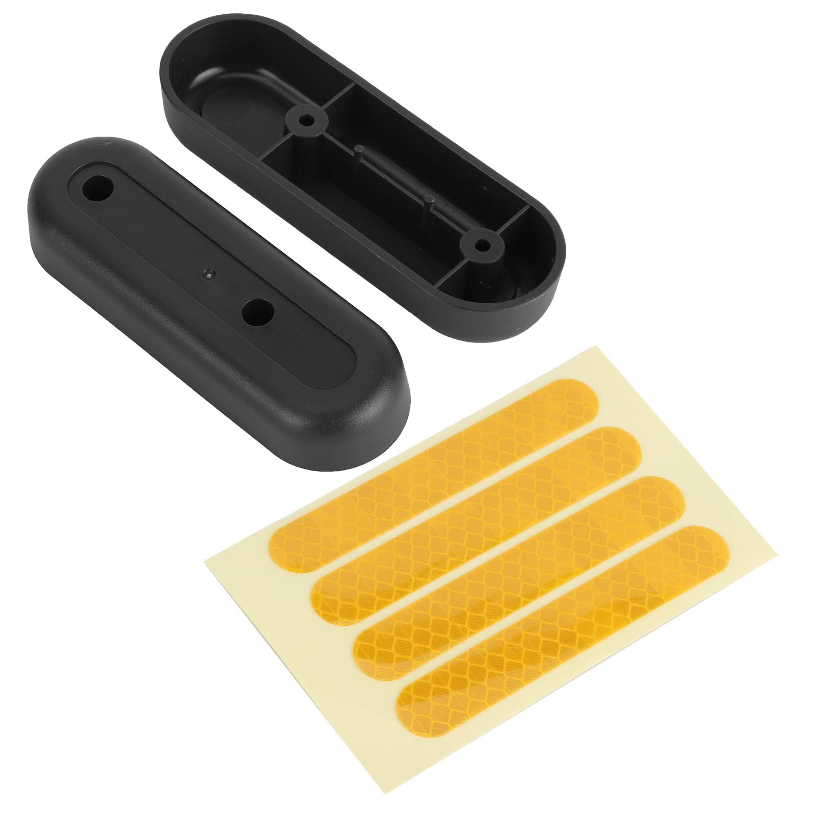 Keenso PET Plastic Electric Scooter Fork Cover - Decorative Rear Fork Protector with Reflective Sticker for Ninebot Max G30 | Commuter Safety & Customization Accessory