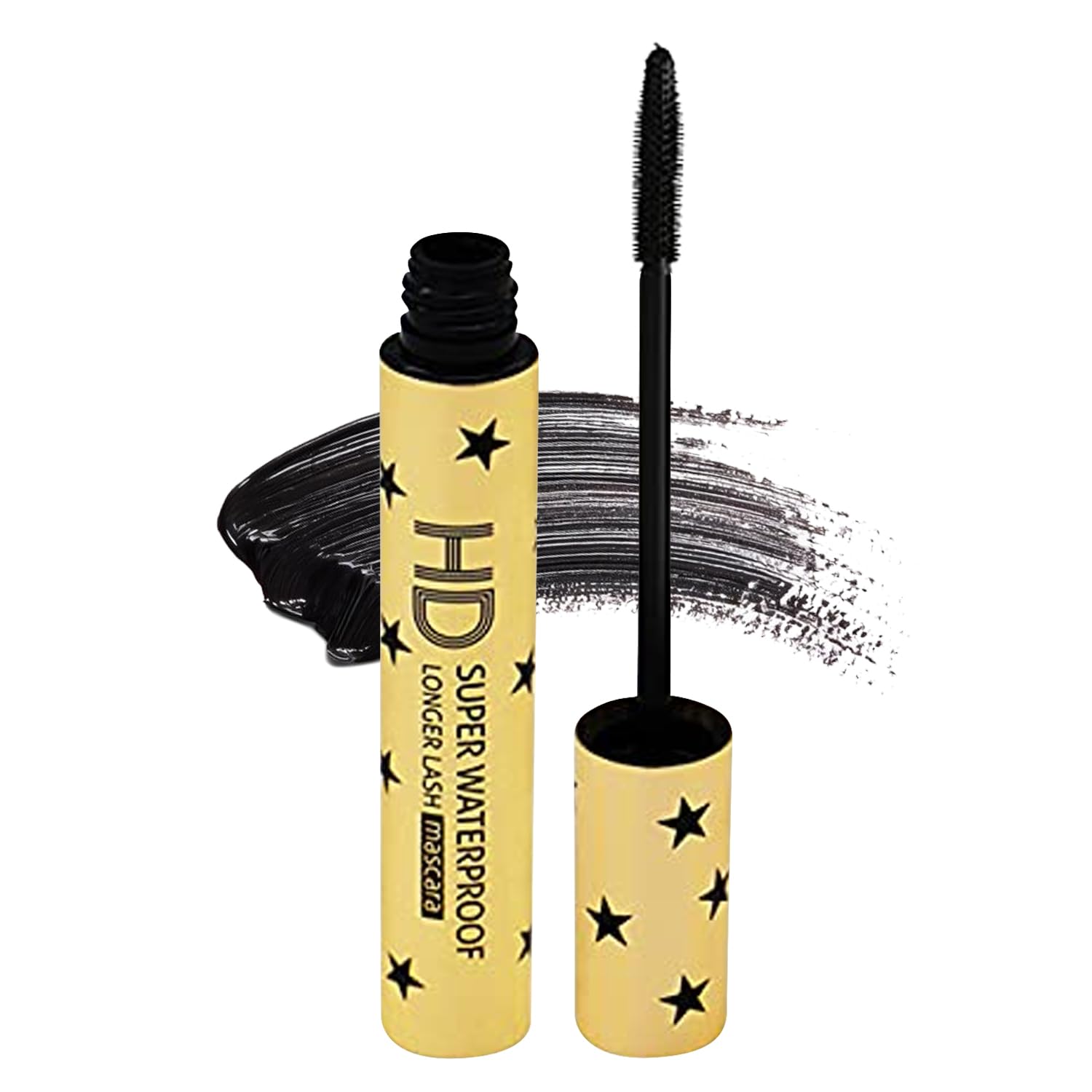 Super Waterproof Long Lash Mascara - Aroma Formula (10g) for Voluminous & Lengthened Lashes | Smudge-Proof, All-Day Wear | Perfect for Swimming, Gym & Special Occasions