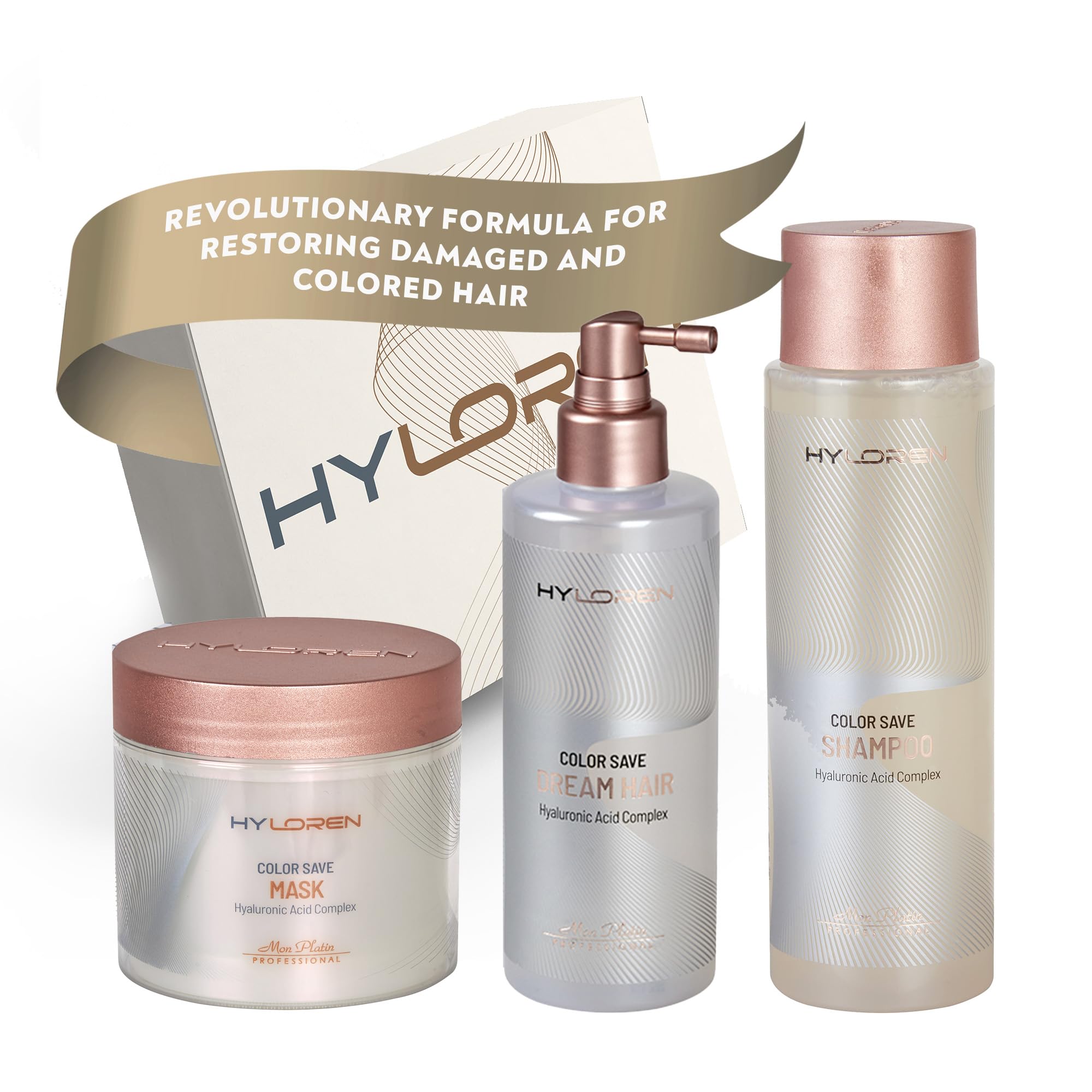 **Mon Platin Hair Mask & Dream Hair Spray Bundle – Deep Conditioning Treatment for Dry, Damaged Hair with Glossy Shine & Heat Protection | Prevents Color Fading | Hydrating Shampoo & Mask Set for Salon-Quality Results at Home | Perfect for Daily Use, Styling & Hair Repair**