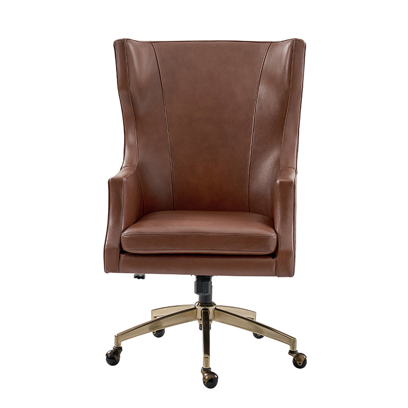 Premium Elodio Office Chairs with Genuine Leather - Ergonomic Executive Desk Chair for Home & Business Workspaces