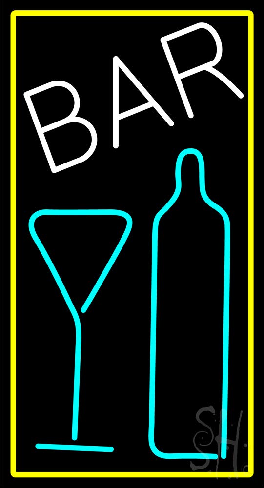 The Bagel Bar LED Neon Sign 10x24 Inches - Black Square Cut Acrylic Backing with Dimmer - Bright Premium Indoor LED Neon Light for Restaurants, Cafes & Home Decor - Perfect for Window Displays, Wall Art & Interior Design