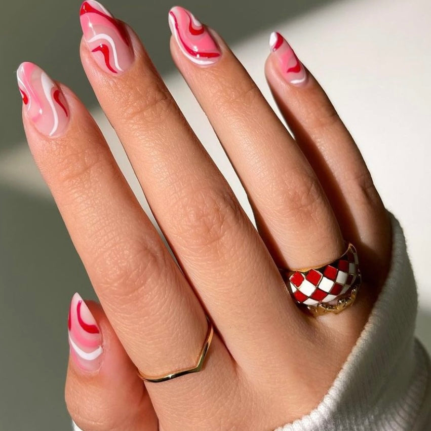 Watermelon Checker Ring - Cute Fruit Pattern Fashion Jewelry for Women - Perfect for Summer Outfits, Beach Parties & Casual Wear