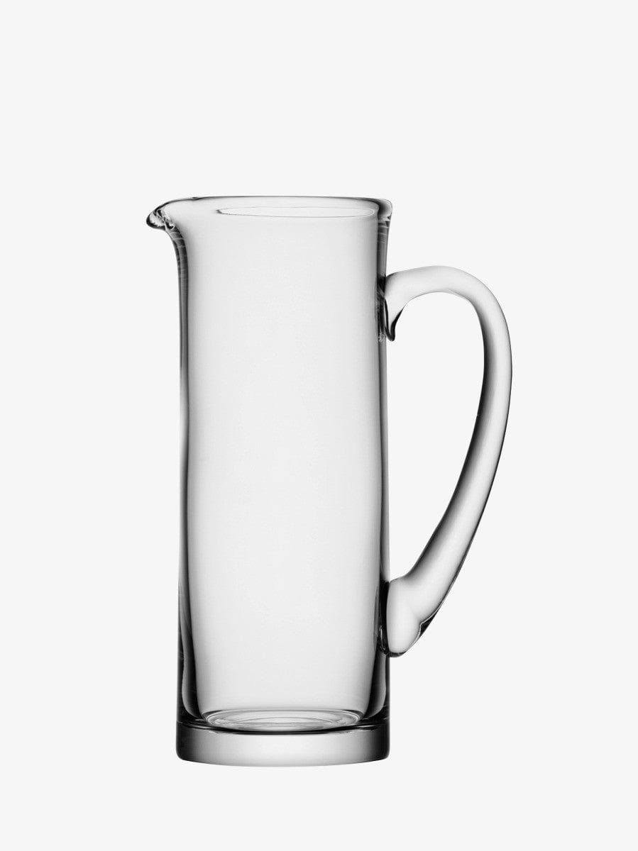 Premium 51 Oz Mouth-Blown Glass Jug - Handcrafted Pitcher for Iced Tea, Lemonade & Cold Brew - Elegant Home & Kitchen Decor