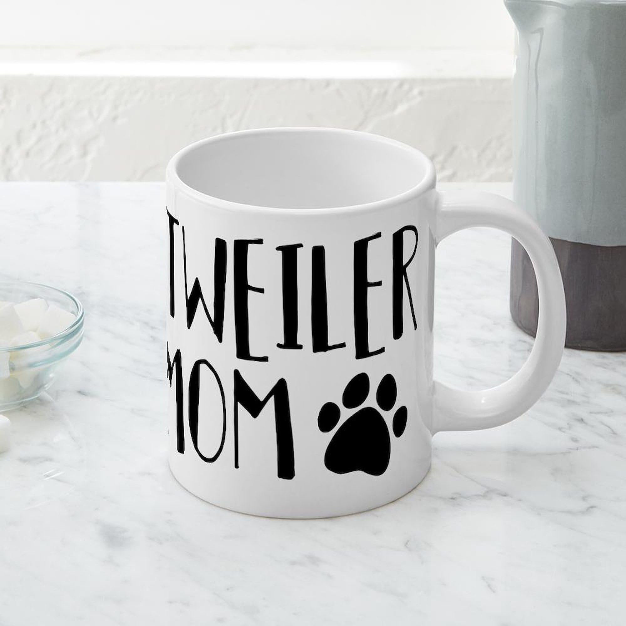 Rottweiler Mom 20oz Ceramic Coffee Mega Mug - Large Insulated Coffee Cup for Dog Lovers, Perfect for Home, Office & Gifts | CafePress