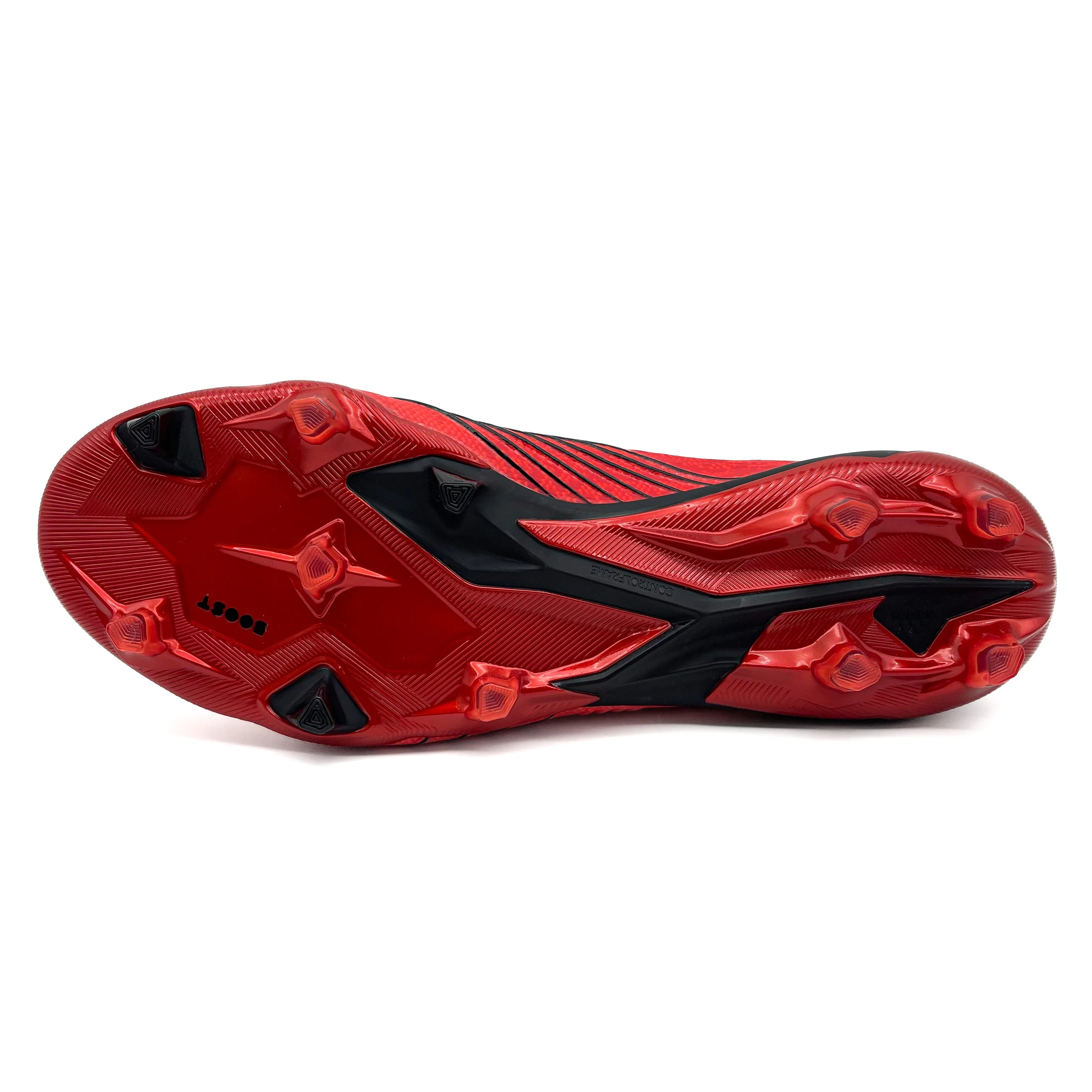 Adidas Predator 19+ FG Soccer Cleats - Men's Football Shoes in Action Red | Firm Ground for Outdoor Matches & Training