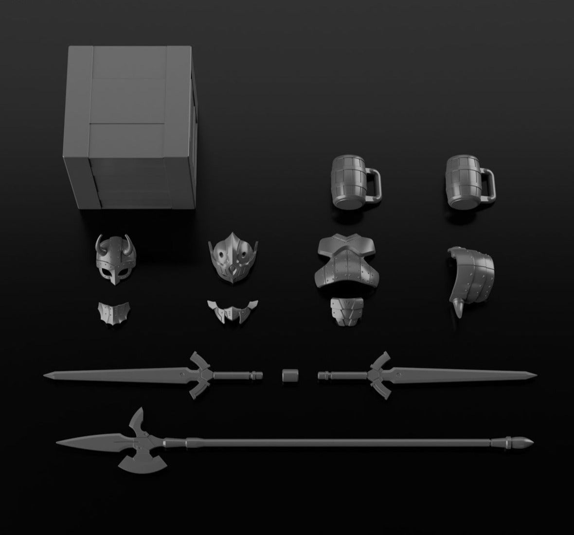 Bandai 30 Minutes Fantasy 30MF 1/144 Model Kit - Fighter Option Accessory Set for Custom Builds | Perfect for Action Figure Collectors & DIY Hobbyists | Enhance Your Mecha & Fantasy Figure Displays
