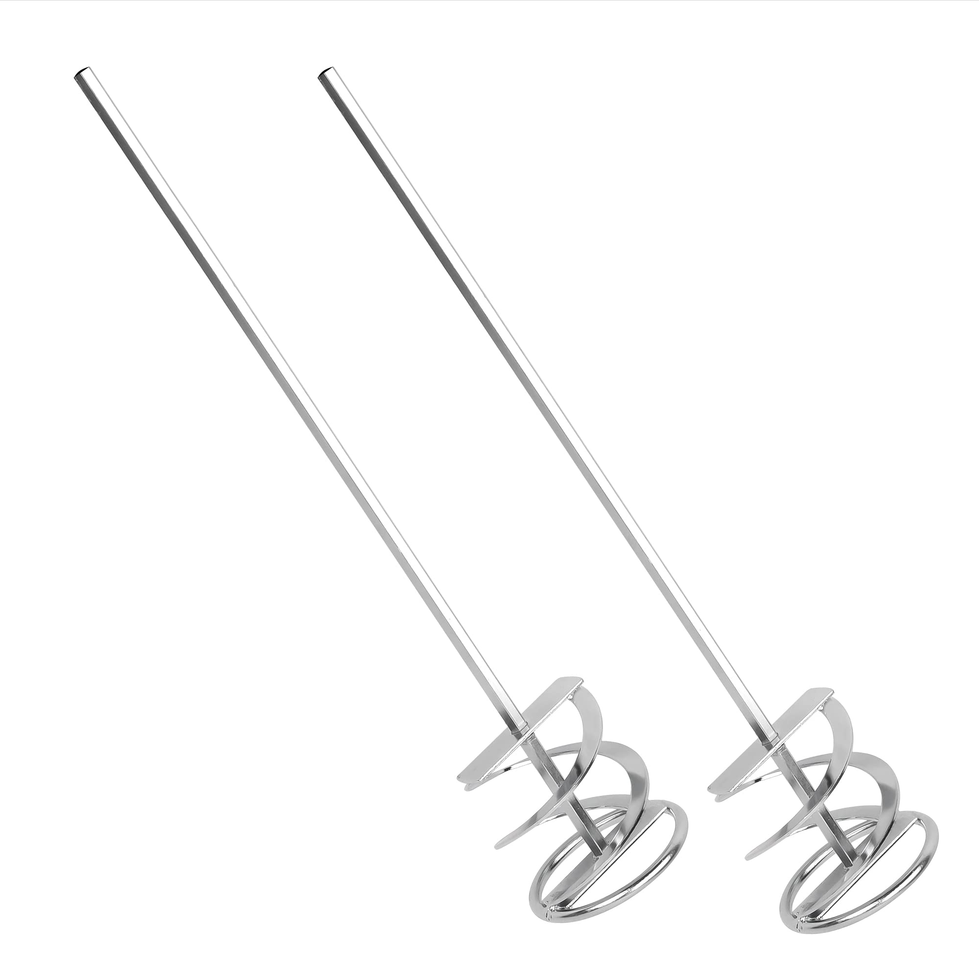 2 Pack Extra Long Rust-Proof Paint Mixer for Drill - 5 Gallon Paint Stirrer Paddle Attachment - Easy Cleaning & Durable - Perfect for Home Painting, DIY Projects & Professional Use