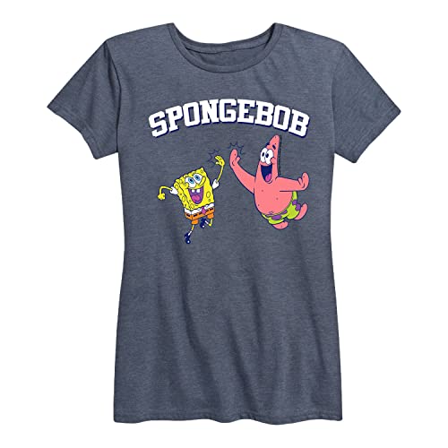 Spongebob Art - Heather Blue
