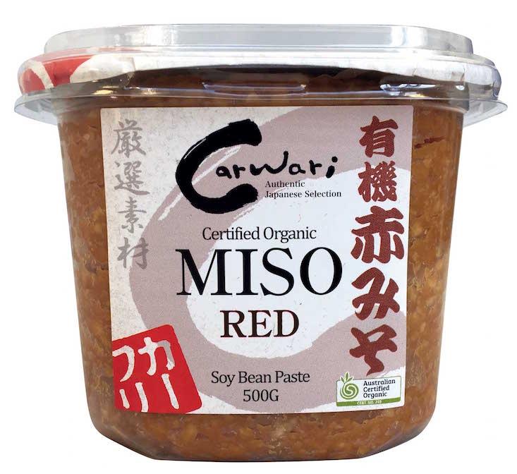 Organic Red Miso Paste - Premium Japanese Fermented Soybean Seasoning for Soups, Marinades & Dressings - Gluten-Free & Vegan-Friendly