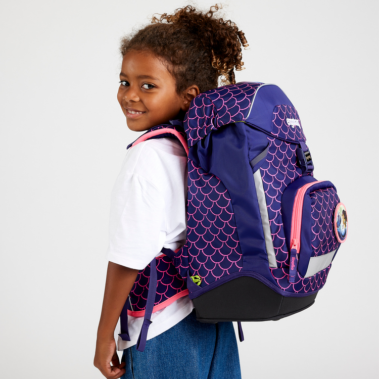 Ergobag Prime School Backpack for Kids - Lightweight & Durable Pearl DiveBear Design (2024 New Collection) - Perfect for Elementary Students, School Supplies & Daily Use