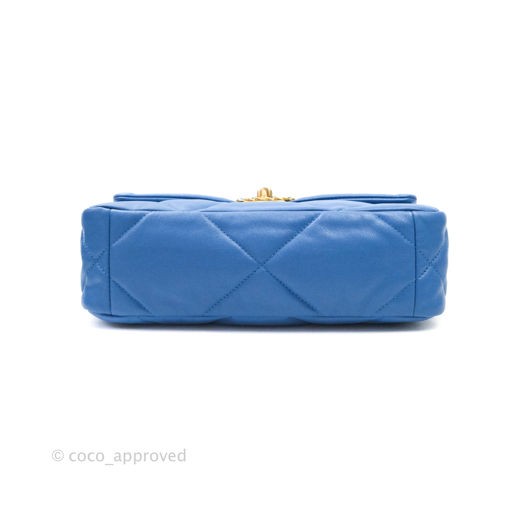 Chanel 19 Small Handbag in Blue with Mixed Hardware - Luxury Crossbody Bag for Women, Perfect for Date Night & Evening Events