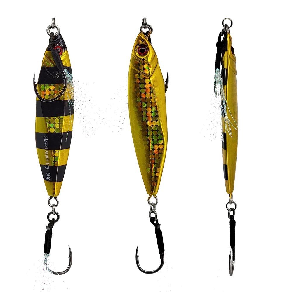 Premium Micro Jigs for Bass Fishing - High Performance Submission Fishing Assassin Lures for Freshwater & Saltwater (Great for Kayak Fishing & Ice Fishing)