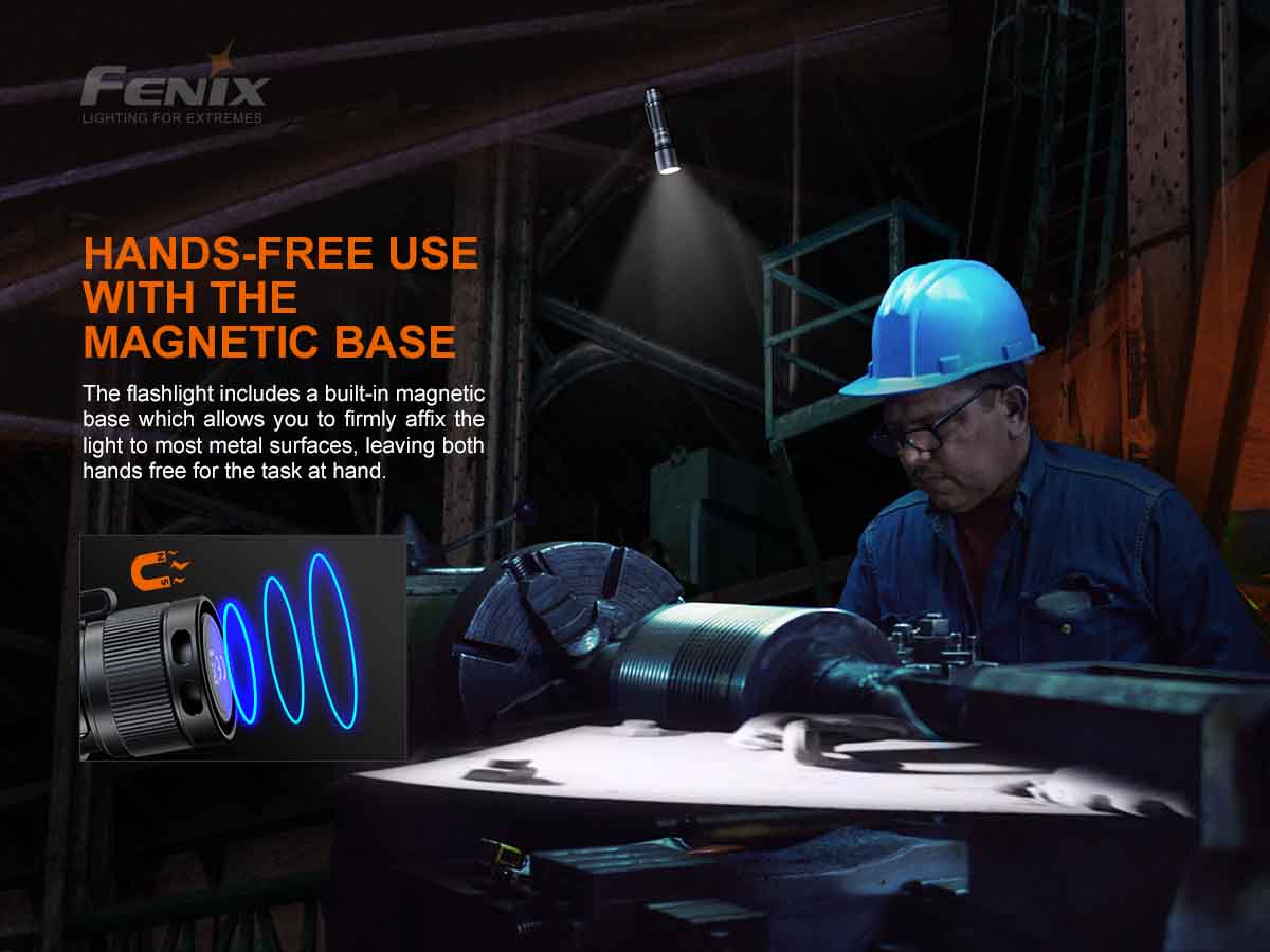 Fenix C7 Rechargeable LED Work Flashlight - 1000 Lumens, IP68 Waterproof, Durable for Construction, Camping, Hiking & Emergency Use