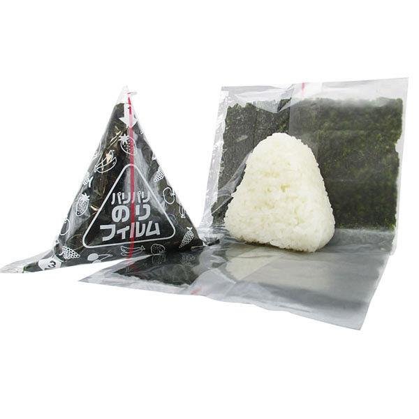 Artnap Onigiri Wrapper - 50 Sheets of Plastic Film for Rice Balls | Perfect for Bento Boxes, Lunch Prep & Japanese Food Presentation