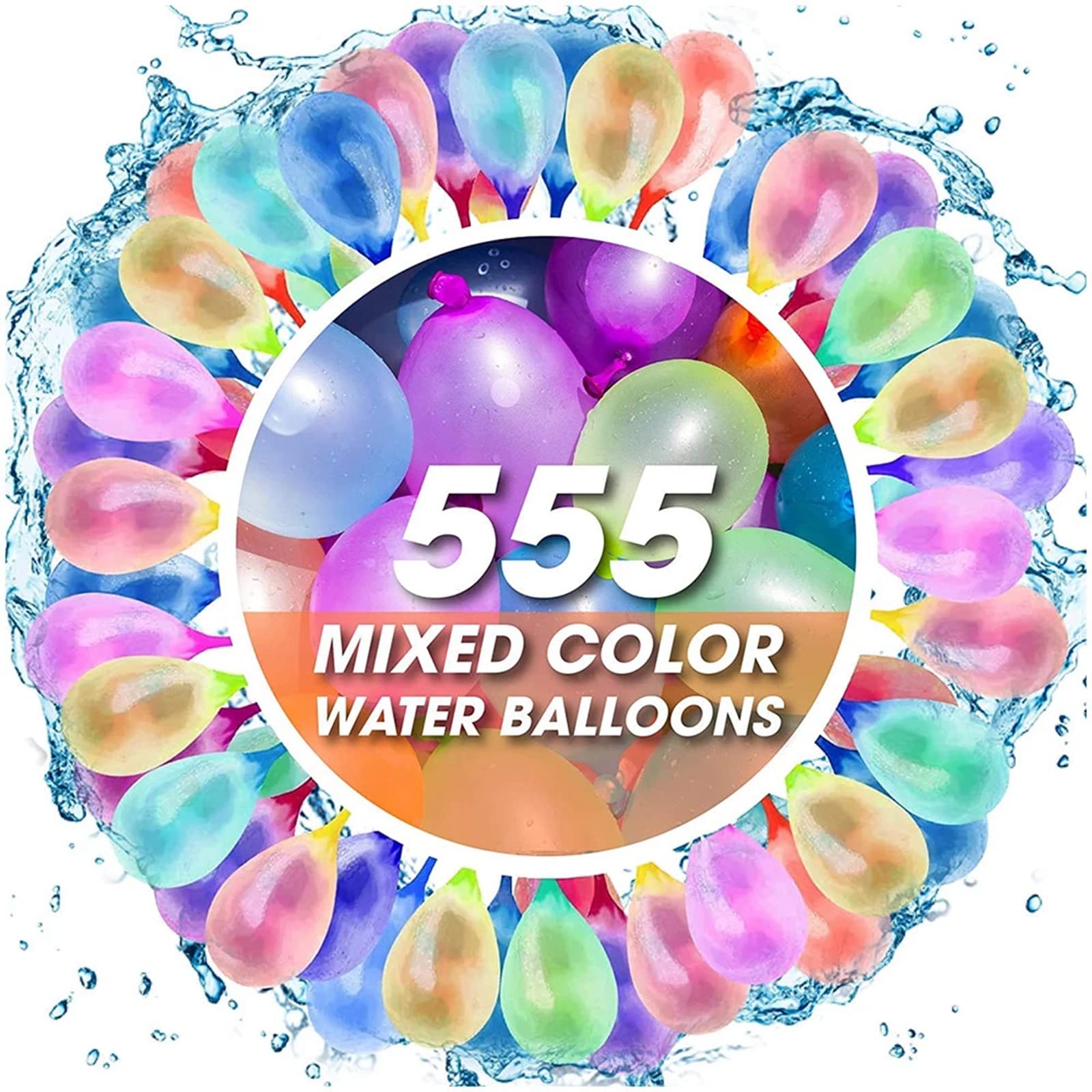 **LEXN 888 PCS Biodegradable Water Balloons – Fast Filling & Self-Tying for Kids & Adults – Summer Water Fight, Pool Party, Outdoor Fun – Eco-Friendly Splash Battle Game**    *(Use for backyard parties, beach games, team-building activities, and family gatherings!)*