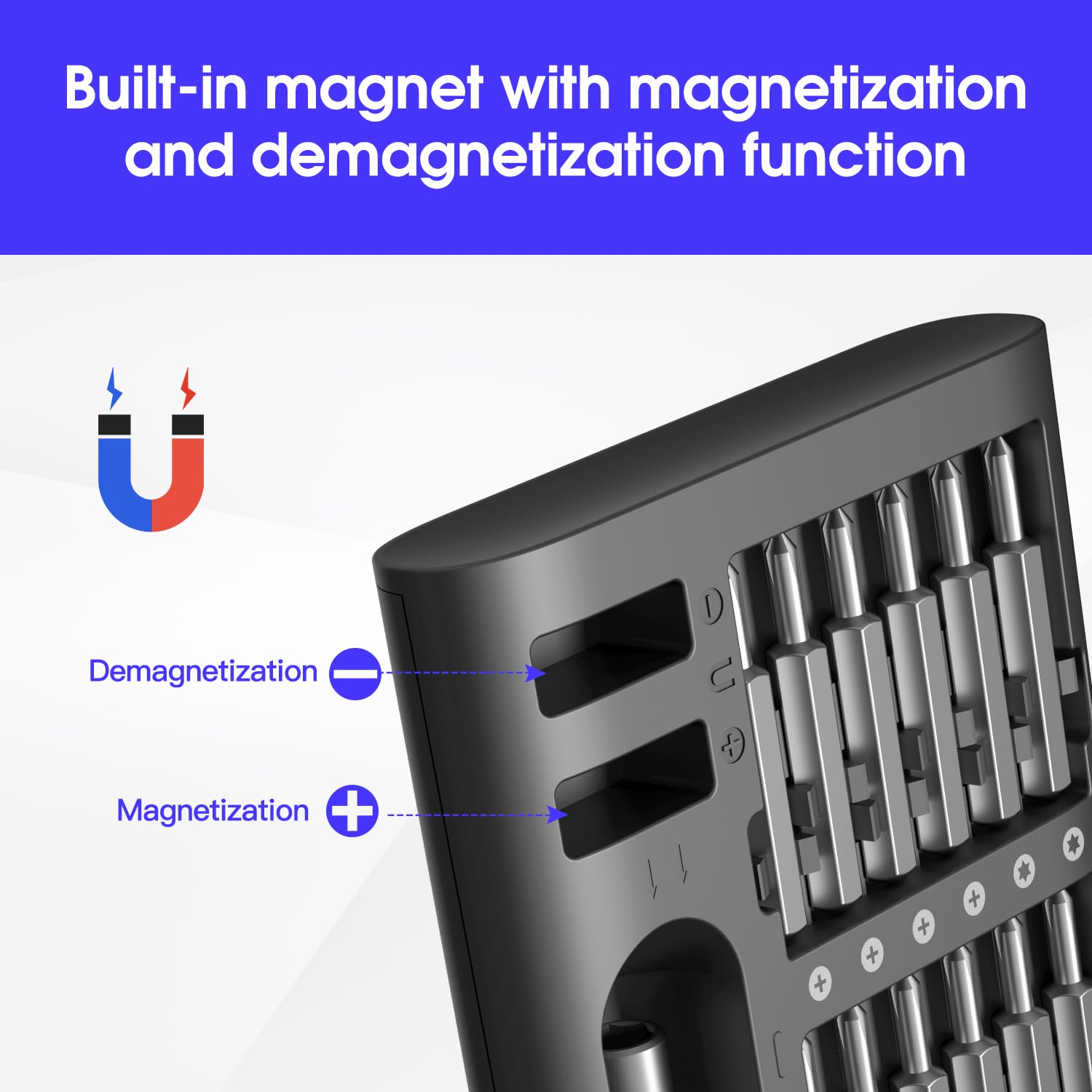 SOONAN 51 in 1 Precision Screwdriver Set with 48 Magnetic Bits - Professional Torx Hex Screwdriver Kit for Phone, Laptop, PC, Watch & Glasses Repair - Durable Aluminum Alloy Case | Perfect for DIY, Electronics Repair & Home Maintenance