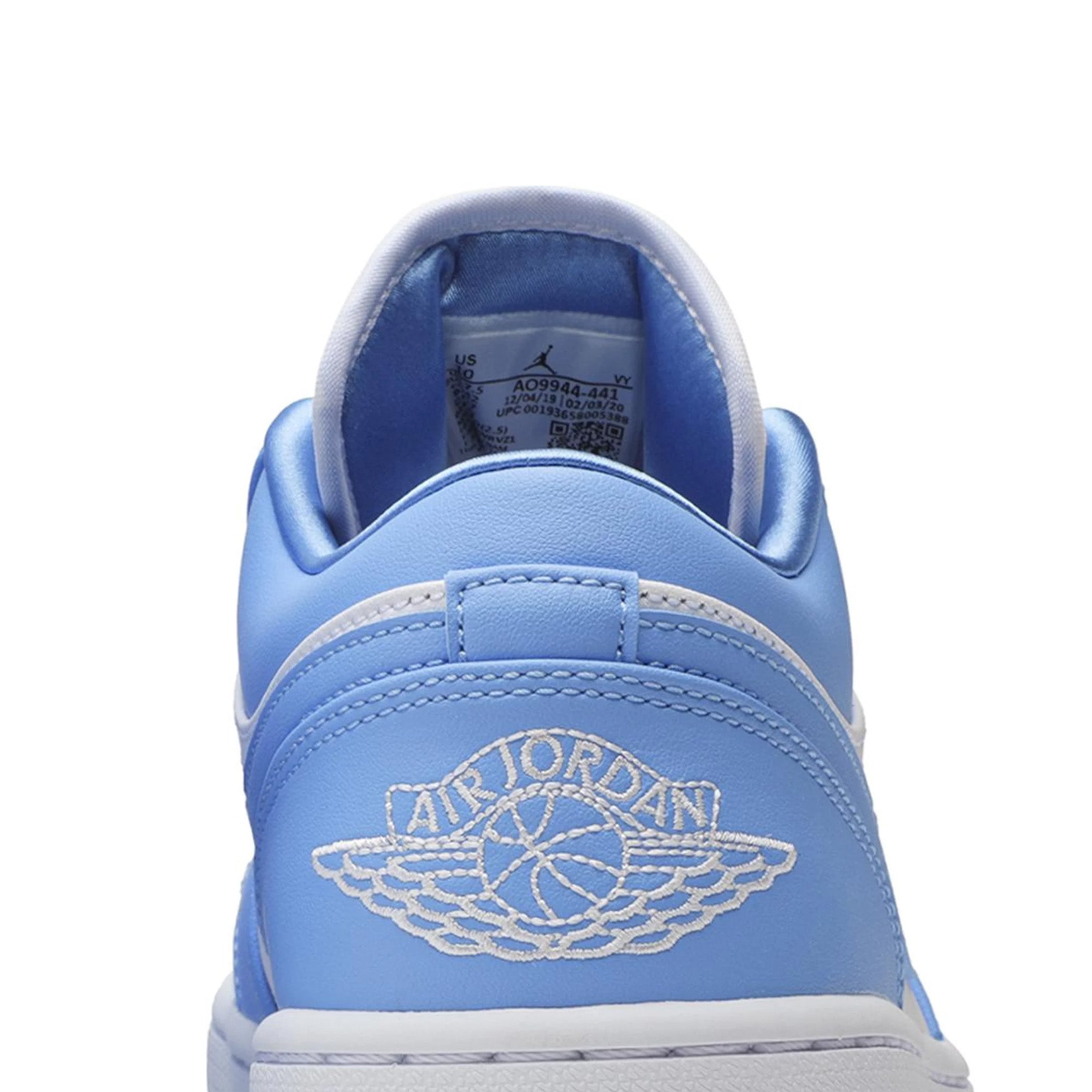 Air Jordan 1 Low 'UNC' Women's Sneakers (2020 Release) - Comfortable Basketball Shoes for Casual Wear & Street Fashion