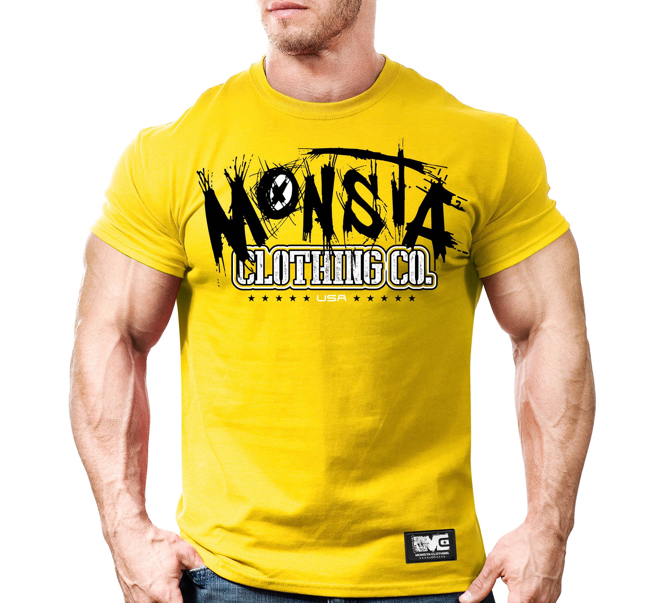 Men's Bodybuilding Workout Gym T-Shirt - Fitness Training & Muscle Building Apparel for Weightlifting, CrossFit & Bodybuilding Competitions