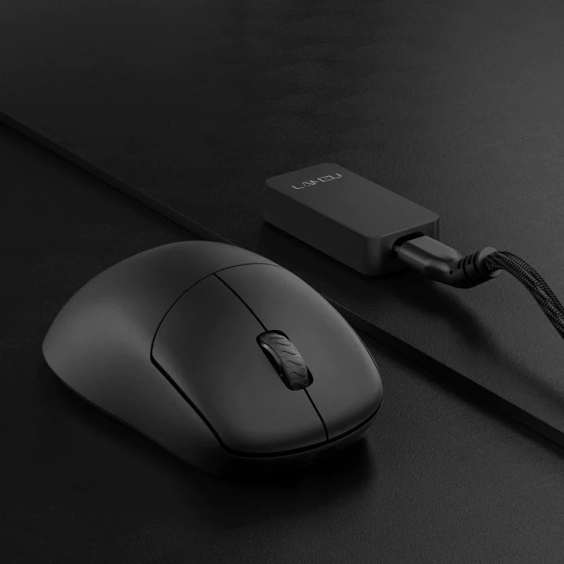 Lamzu Thorn 4K Wireless Gaming Mouse - Black (4K Dongle Included) | Ergonomic Design for FPS, MOBA & MMO Gaming | Perfect for PC & Laptop Gamers
