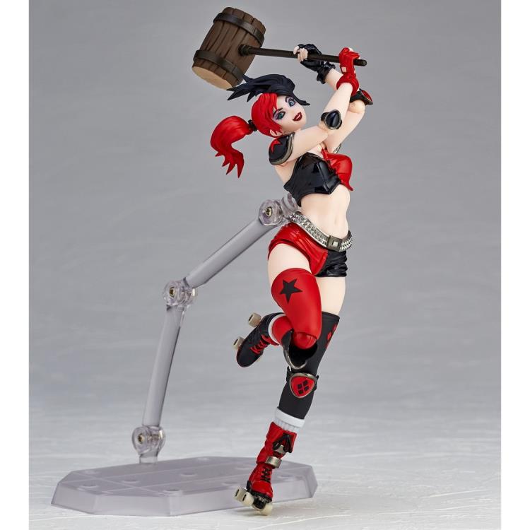 Amazing Yamaguchi Revoltech No.015 Harley Quinn Roller Derby Action Figure - Highly Poseable Collectible for DC Comics Fans & Display