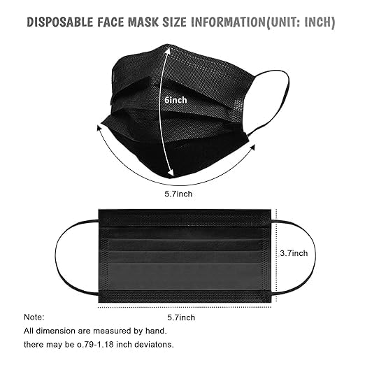 Sterescent Non-Woven Kids Safety Face Mask - 3-Ply Disposable Protective Earloop Masks for Children | Perfect for School, Travel & Outdoor Activities