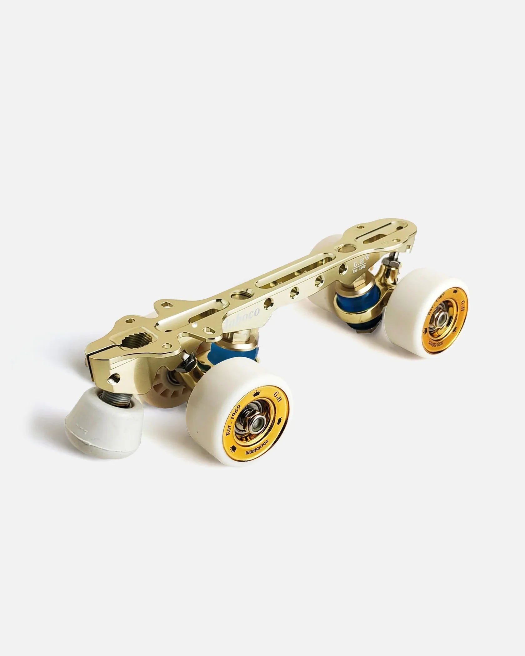 Jaboco Super Light Quad Plates with Bearings & Wheels - Premium Roller Skate Plates for Speed Skating & Derby | Perfect for Indoor & Outdoor Rink Use