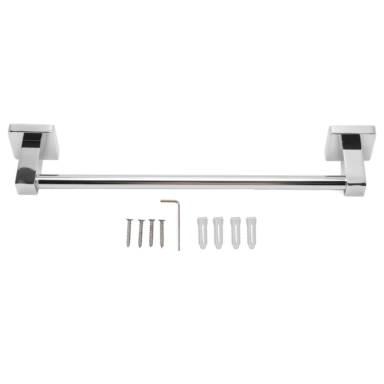 Stainless Steel Wall Mounted Telescopic Towel Rack - Rustproof Silver Modern Design for Kitchen & Bathroom - Perfect for Small Spaces, Dorm Rooms, and RVs