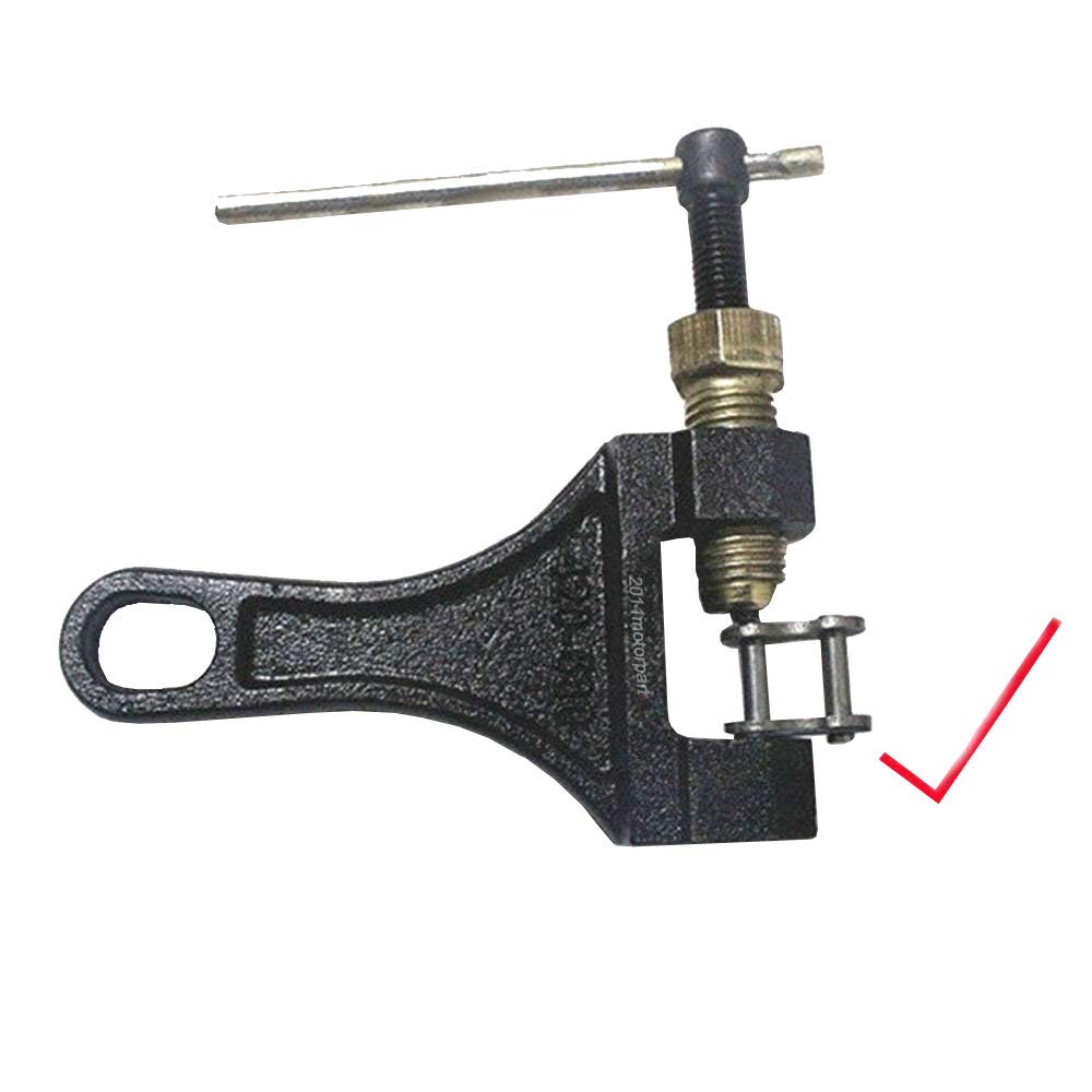 Universal 415-530 Chain Breaker Splitter Cutter Link Remover Tool - Professional Bike & Motorcycle Chain Repair Kit for Maintenance & DIY Projects
