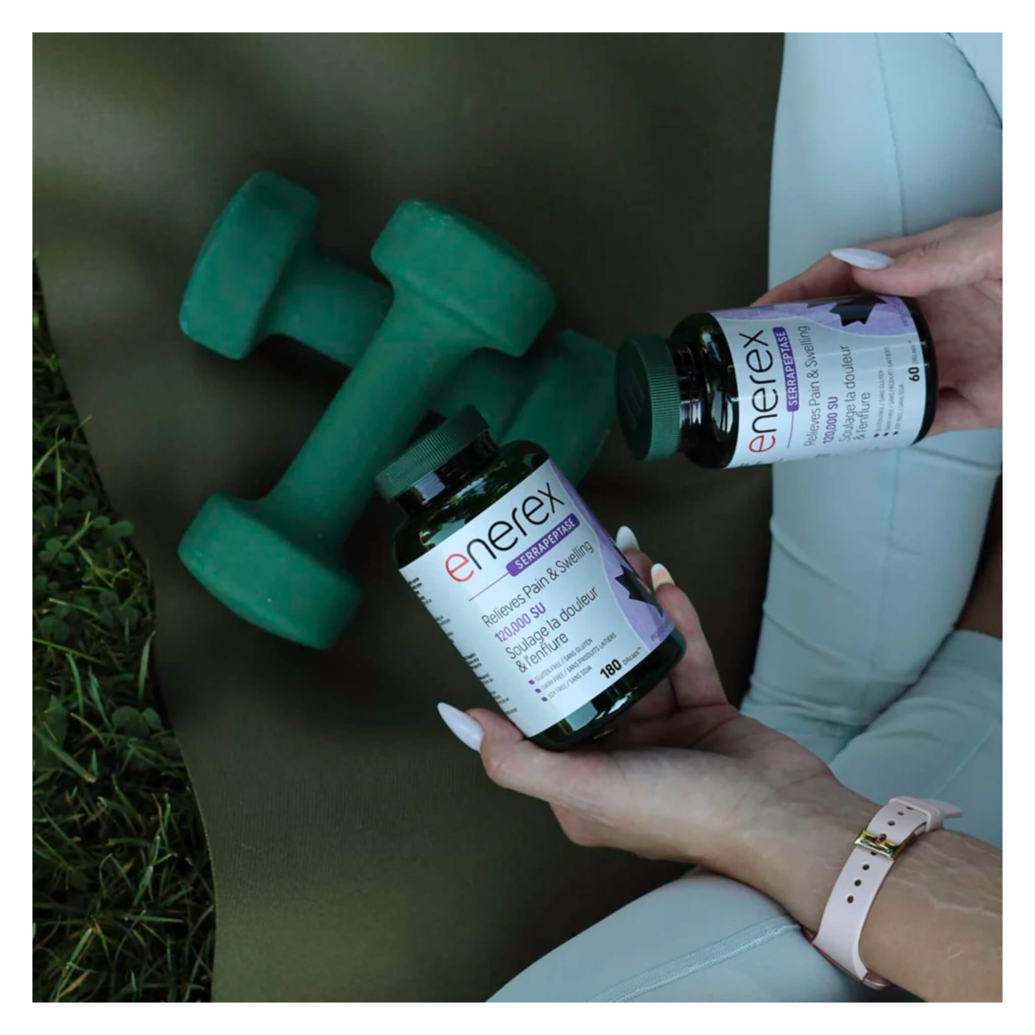 Serrapeptase 120,000 SU Supplement - High Potency Enzyme for Joint Support & Inflammation Relief - Supports Respiratory Health & Recovery After Exercise