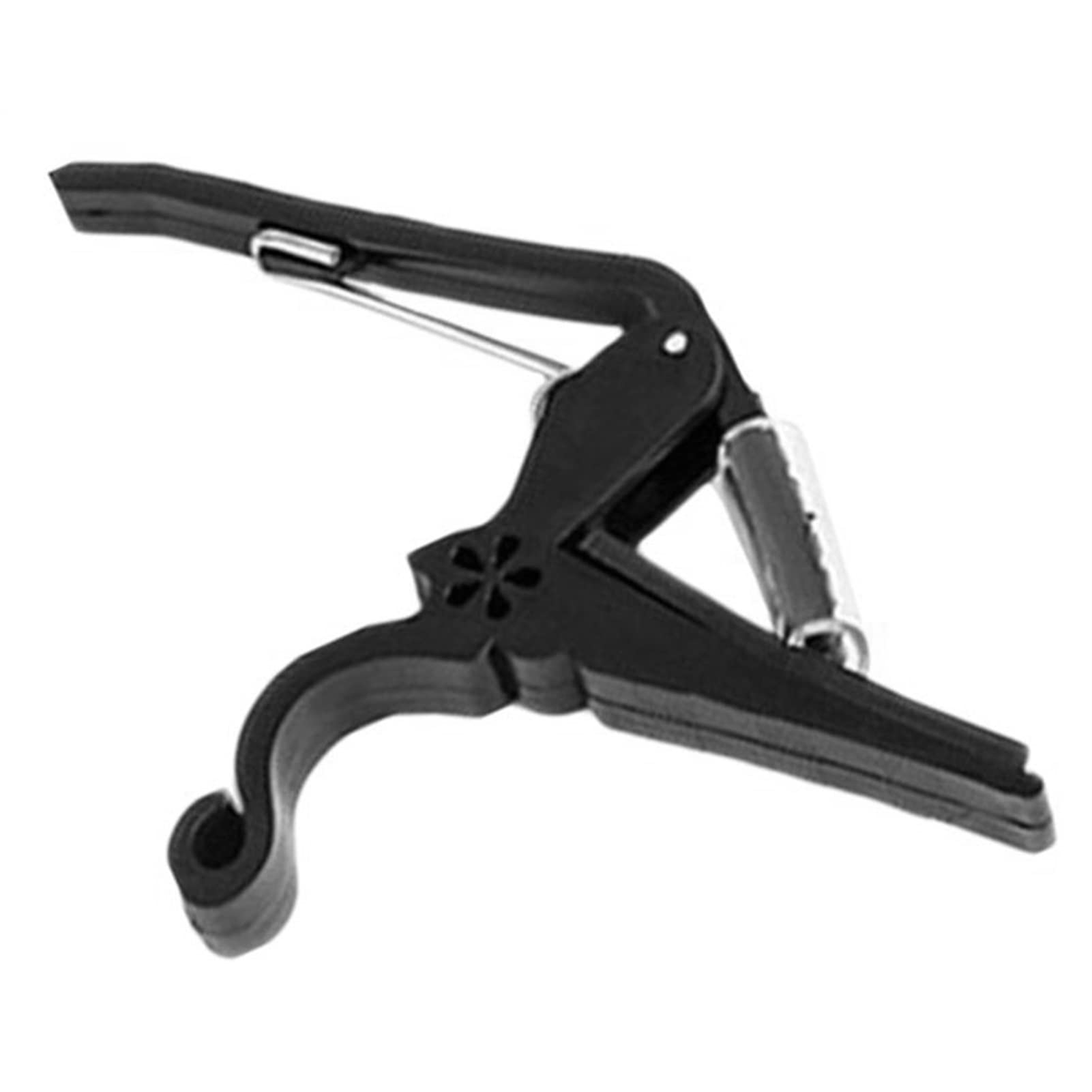 Professional Aluminum Alloy Guitar Capo & Tuner Clamp - Adjustable Trigger Capo for Acoustic & Electric Guitars (Black) - Perfect for Live Performances, Studio Recording & Practice Sessions