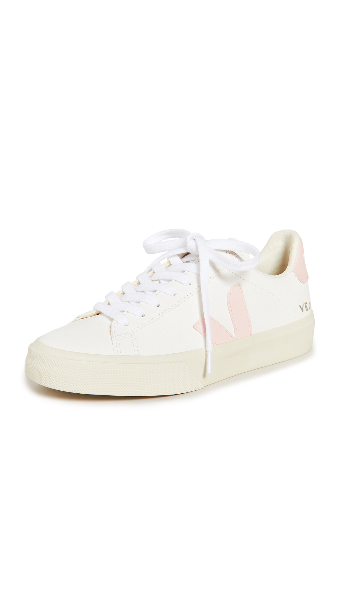 Veja Women's Esplar Logo Sneakers - White & Black Vegan Leather Casual Shoes for Women | Eco-Friendly Sustainable Fashion | Perfect for Work, Travel & Everyday Wear