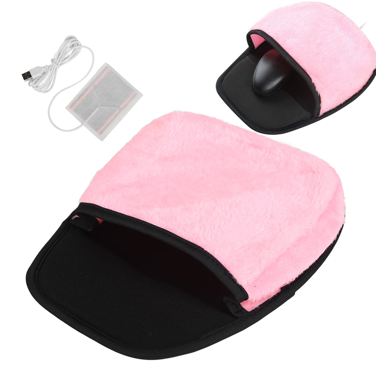 USB Heated Hand Warmer Pad - Electric Warming Mouse Pad for Office & Home Use - Soft Desk Accessory for Cold Hands - Perfect for Typing, Gaming & Winter Work Comfort