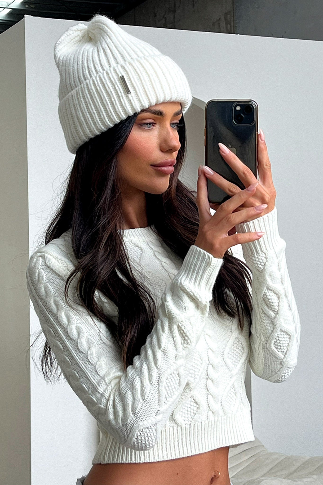 Luna Beanie Hat for Women & Men - Soft Winter Knit Beanie - Warm Fleece Lined Skull Cap - Perfect for Skiing, Snowboarding & Outdoor Activities