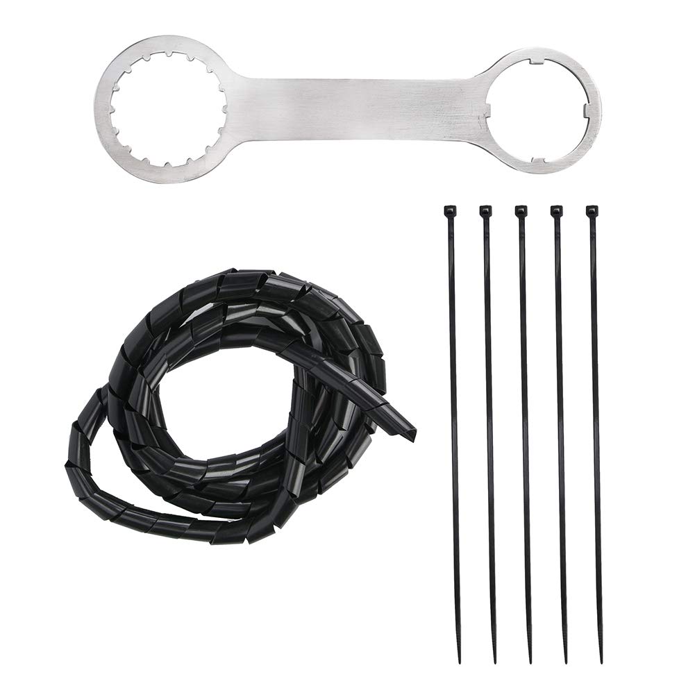 Premium Electric Bike Wrench Kit - Stainless Steel Mid Motor Wrench with Winding Film for E-Bike Repair & DIY Maintenance | Perfect for E-Bike Enthusiasts & Professional Mechanics
