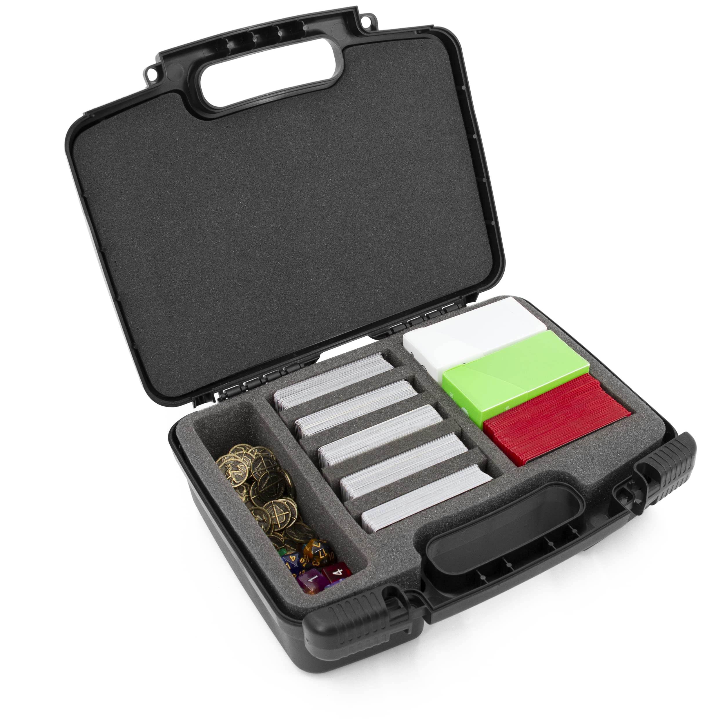 CASEMATIX 960-Card Trading Card Case - Hard Shell Storage Organizer with 8 Dividers & Protective Foam for MTG, Pokémon, Yu-Gi-Oh! Cards - Perfect for Collectors, Tournaments & Game Nights