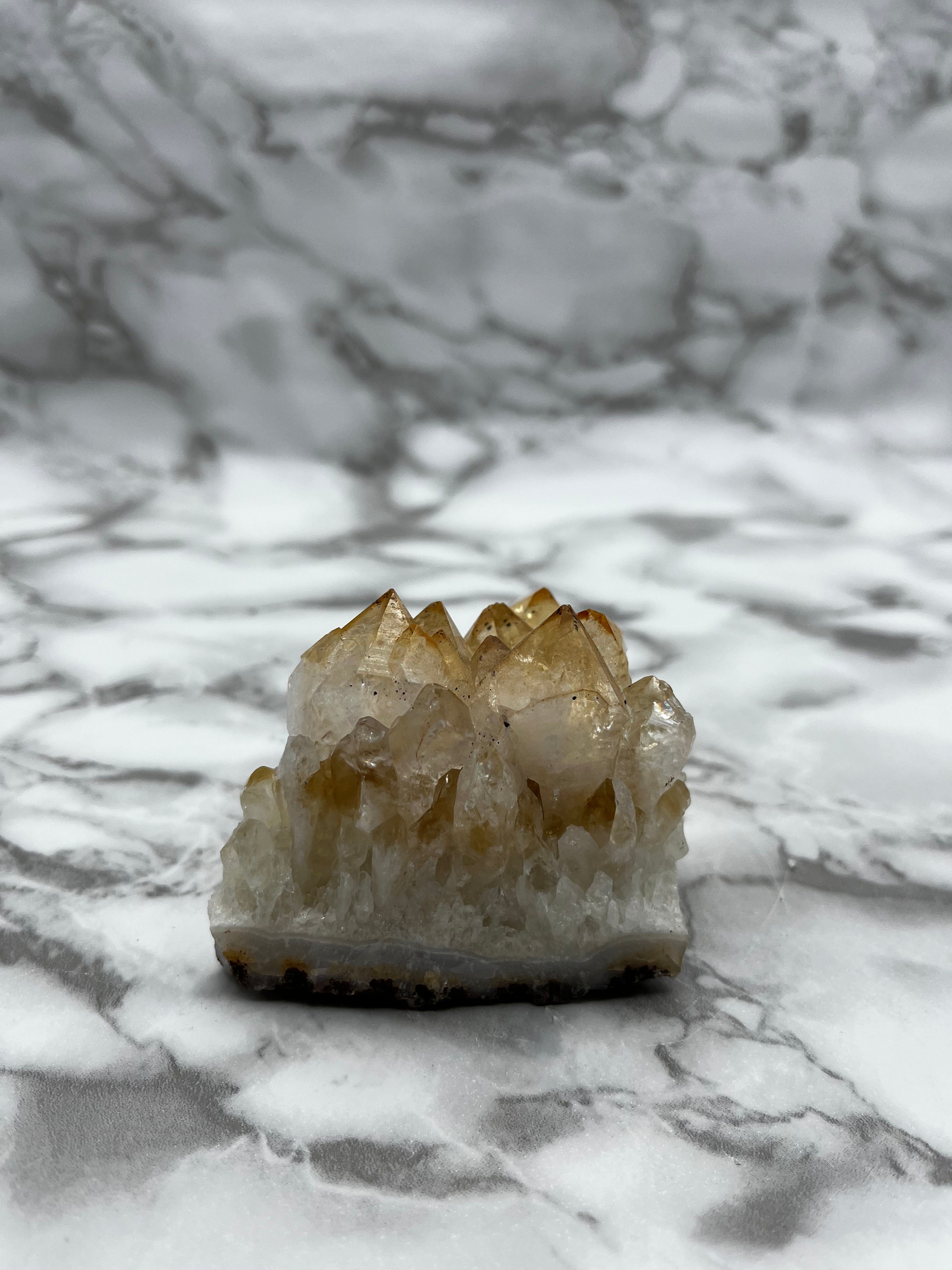 Natural Citrine Crystal Cluster - Healing Stone for Home Decor, Meditation & Energy Cleansing | Perfect for Spiritual Gifts, Yoga Spaces & Feng Shui