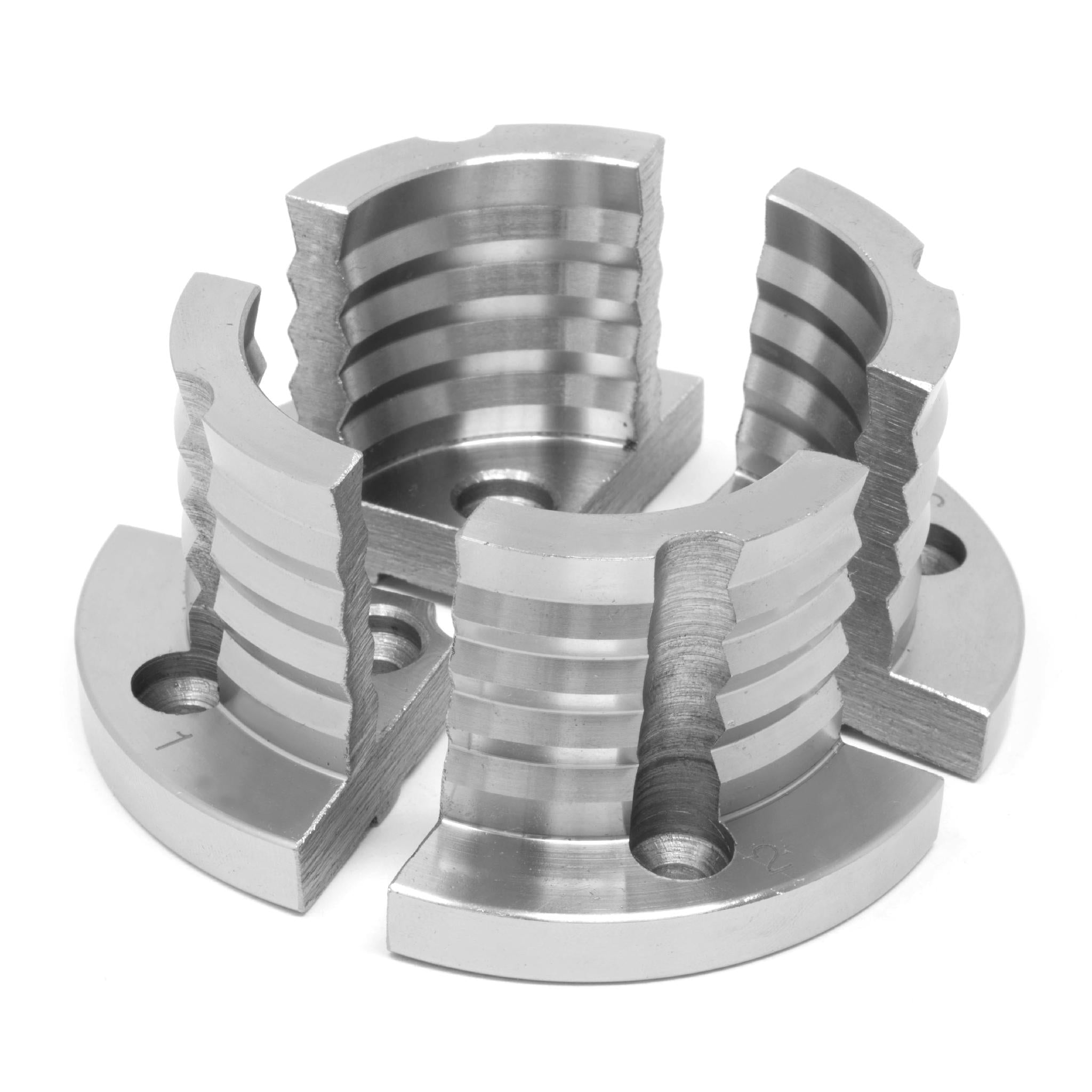 WEN LA436G 1.5 Inch Double Grooved Lathe Chuck Jaws - High Precision Replacement Parts for Metalworking & Woodturning - Perfect for DIY Projects & Professional Workshops