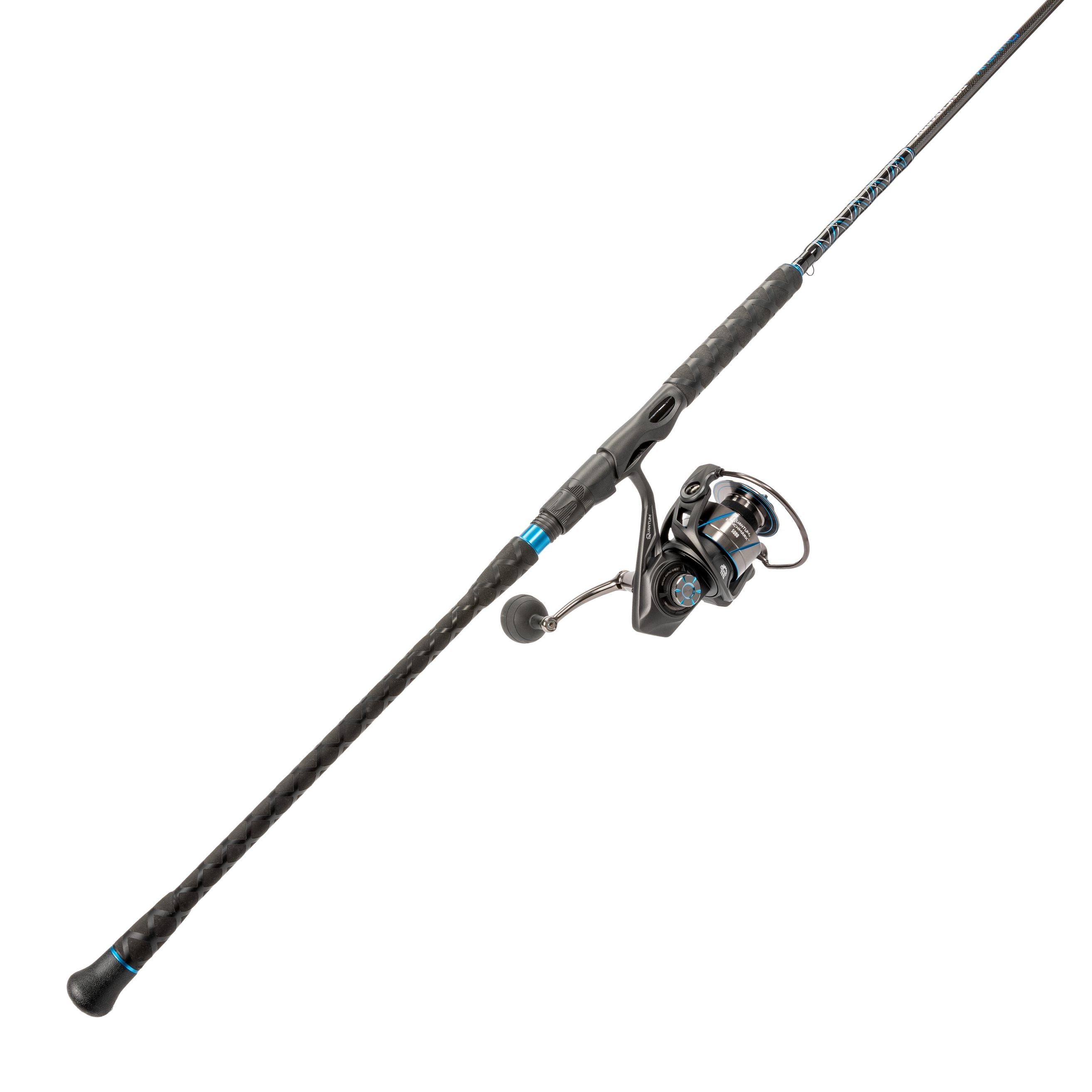 Quantum Benchmark Spinning Combo - Premium Fishing Rod and Reel Combo for Freshwater & Saltwater Anglers | Perfect for Bass, Trout, and Walleye Fishing | Ideal for Shoreline, Boat, and Kayak Fishing Adventures
