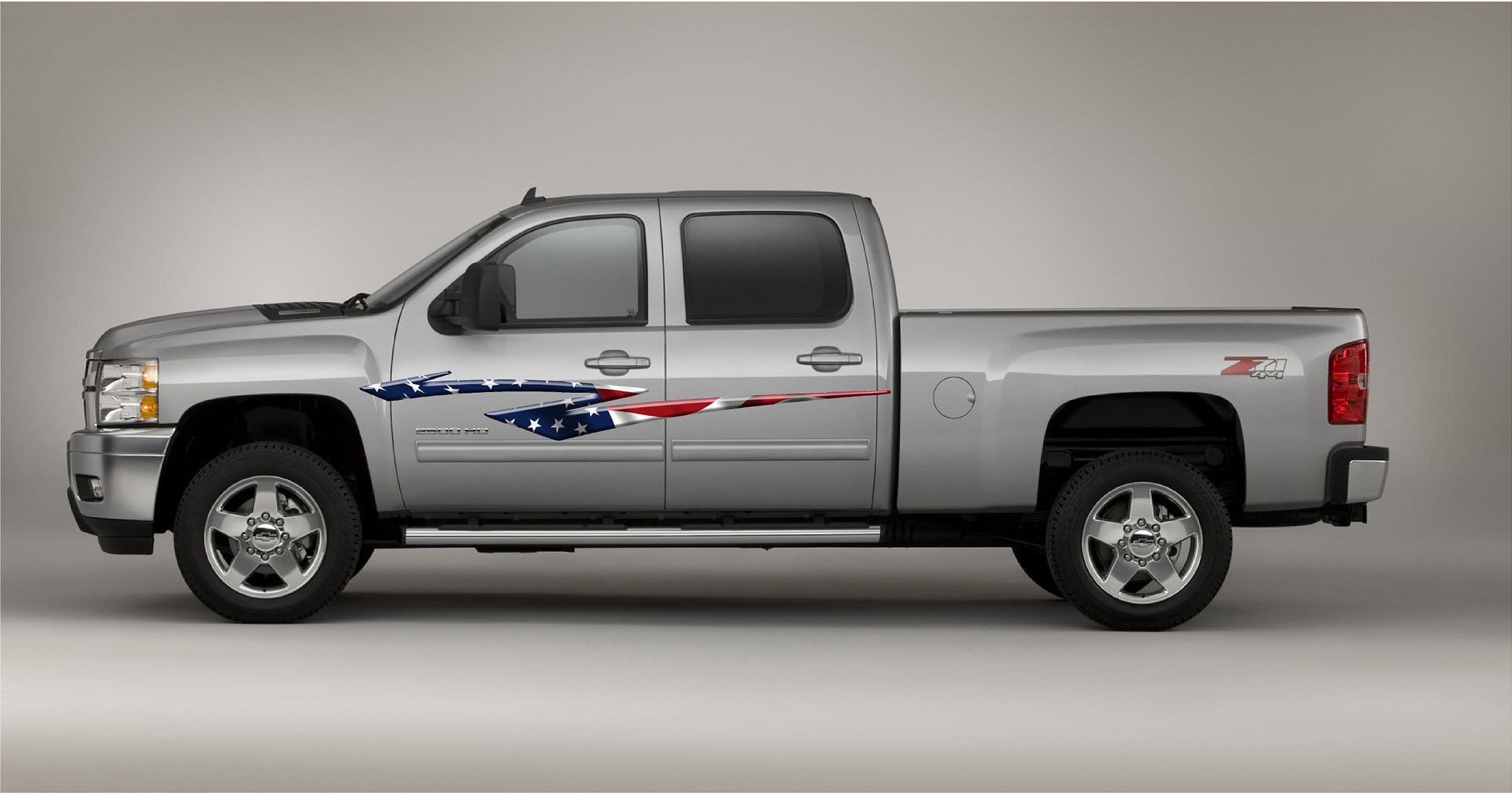 American Flag Vinyl Stripes Car & Truck Decals - Patriotic Vehicle Stickers for Cars, Trucks & SUVs - 50% Off Clearance Sale - Perfect for 4th of July, Veterans Day & Patriotic Events