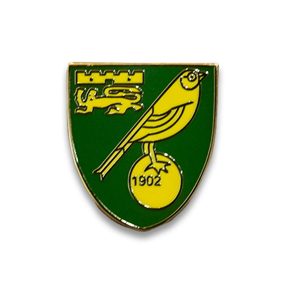 Norwich City FC Pin Badge - Official Football Club Enamel Lapel Pin - Perfect for Fans, Collectors & Match Day Outfits