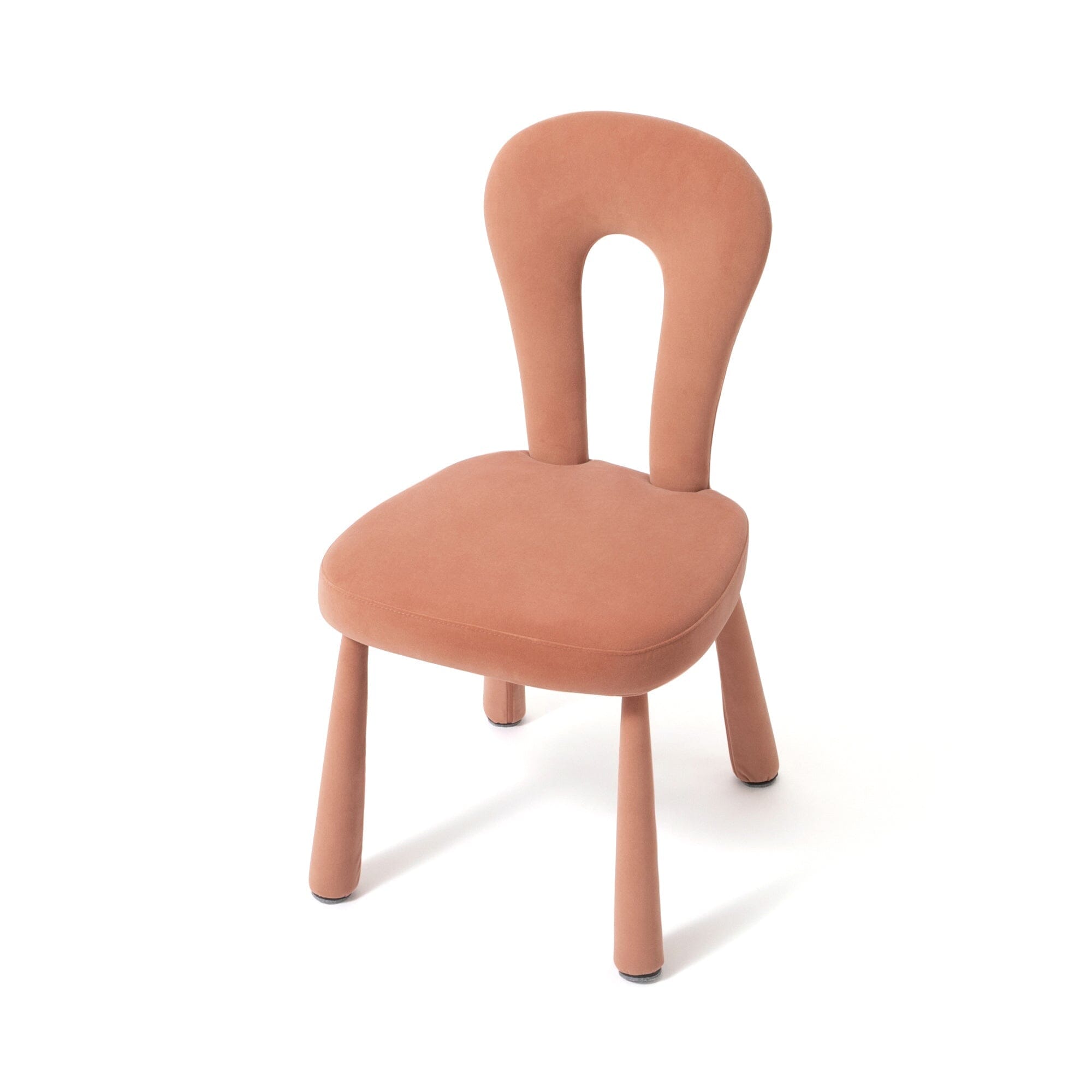Lepre Pink Accent Chair - Modern Velvet Upholstered Lounge Chair for Living Room, Bedroom & Office - Stylish Comfortable Seating for Home Decor