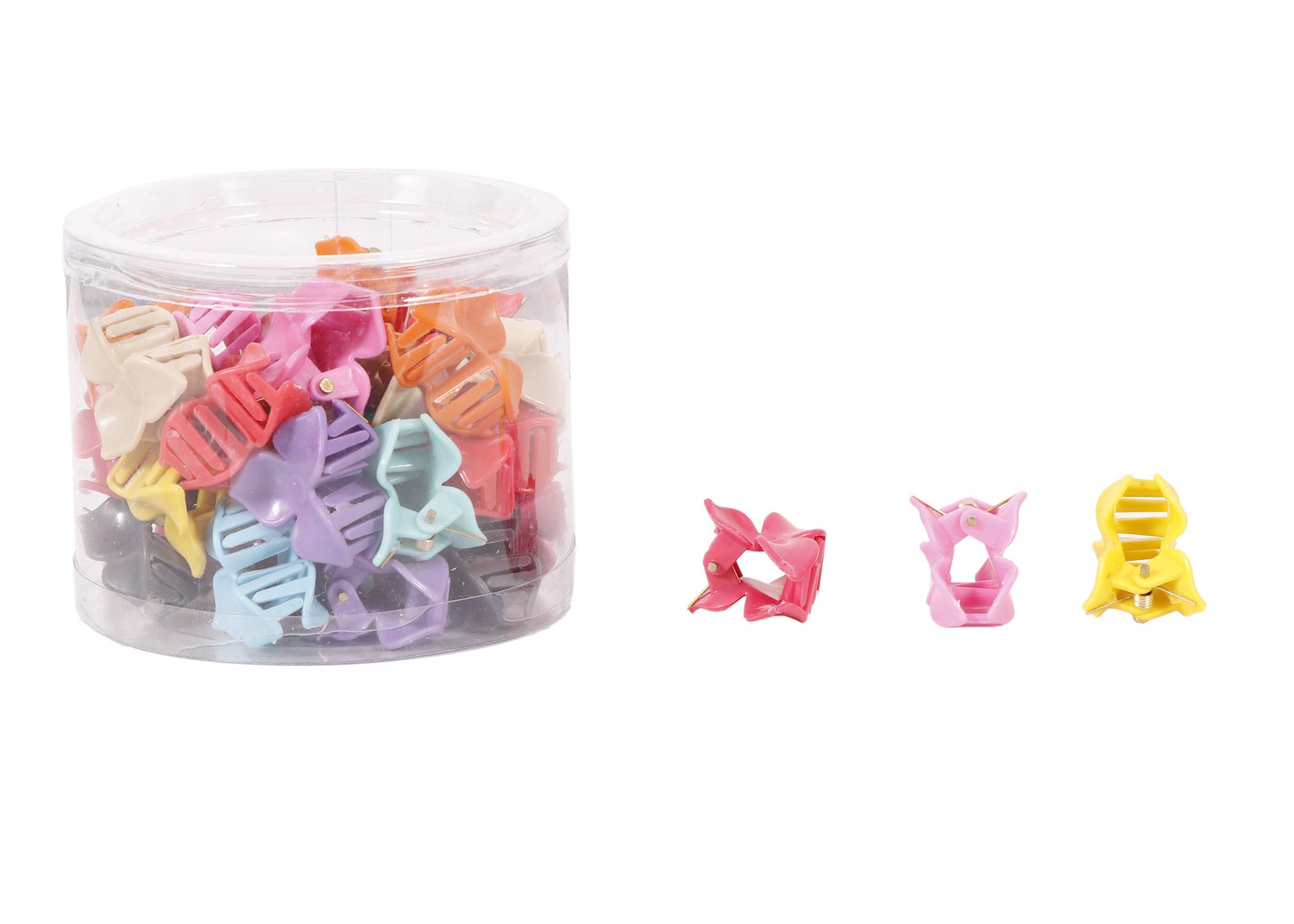 Honbon 36-Piece Multicolor Plastic Hair Clips for Girls - Hair Accessories for School, Parties & Everyday Styling