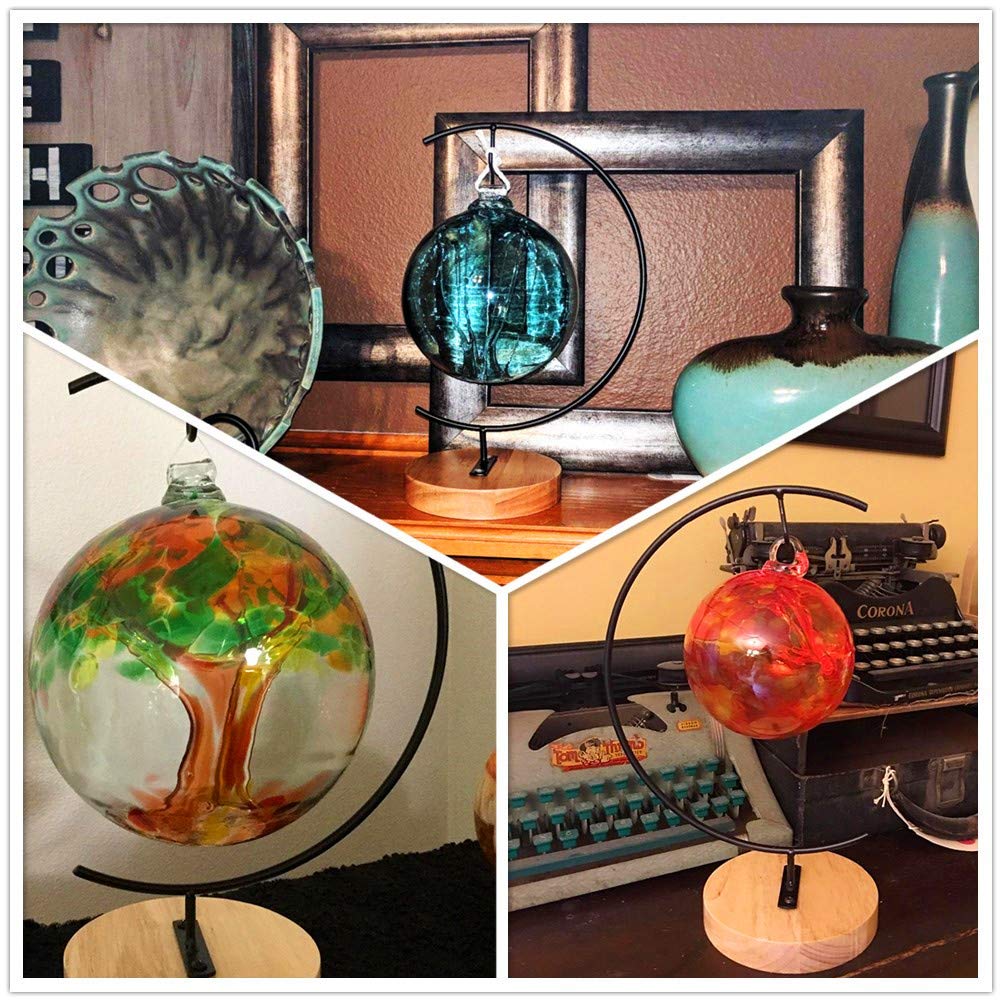 YY YEARCHY Metal Air Plant Stand - Hanging Terrarium Holder for Glass Globes, Flower Pots & Plant Displays - Perfect for Home Decor, Office & Indoor Garden Decorations
