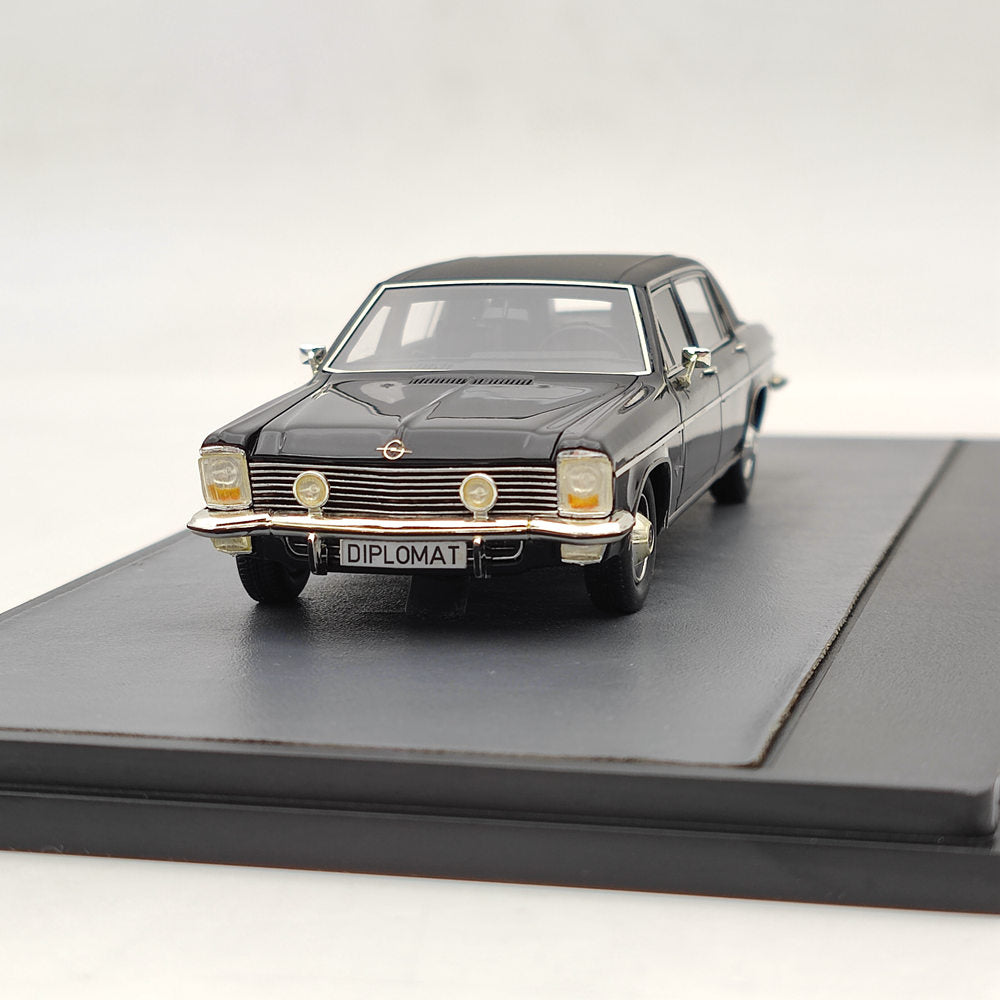 1/43 Scale Opel Diplomat B Lang Vogt 1974 Black Resin Model Car MX11502 - Collectible Diecast Vehicle for Display & Gift Giving - Perfect for Car Enthusiasts & Model Collectors
