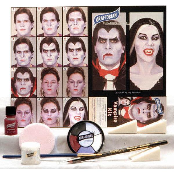 Graftobian Complete Halloween Makeup Kit - Professional Face Paint & Costume Cosmetics for Spooky Transformations - Perfect for Halloween Parties, Costume Contests & Theatrical Performances