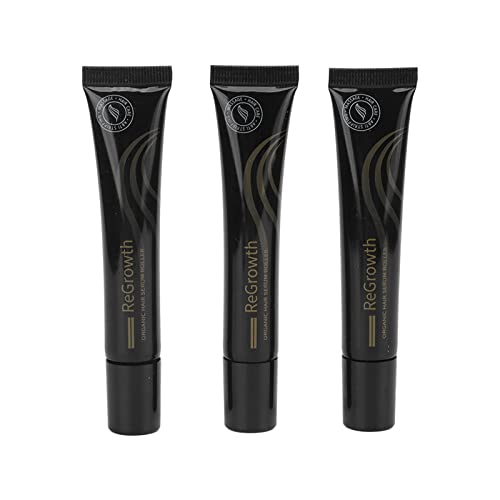 3pcs Anti Hair Loss Serum for Hair Growth - Natural Polygonum Multiflorum Extract Hair Restorer with Rolling Ball Applicator | Nourishing Hair Oil for Thinning Hair & Scalp Care | Perfect for Daily Hair Regimen & Styling Prep