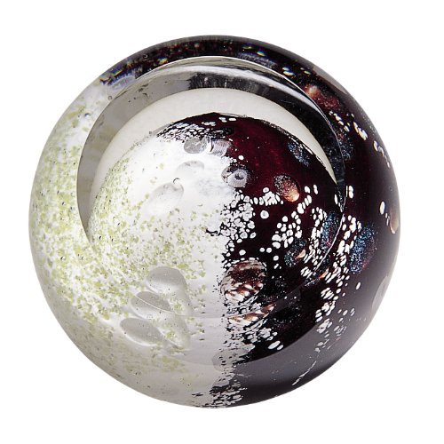 Glass Eye Studio Mercury Paperweight - Elegant Glass Paperweight for Office & Home Decor | Perfect Gift for Collectors & Professionals